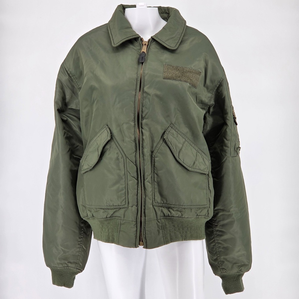 Rothco Green Ultra Force Jacket CWU-45P Mens XL Nylon Pilot Bomber USAF Flight